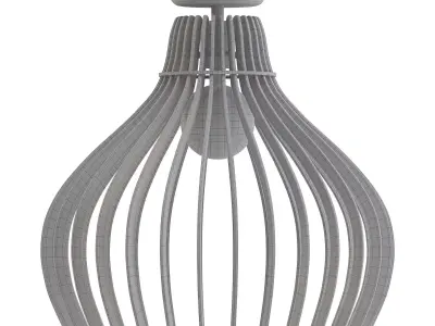 Barrel ceiling light 3D model