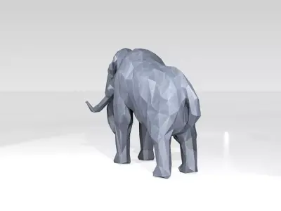 Mammoth Low Poligonal 3D model