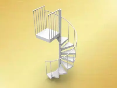 Spiral Stairs 3D print model