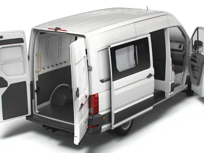 MAN TGE Combi L2H2 HQ Interior 2023 3D model