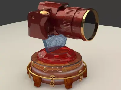 Camera 3D model