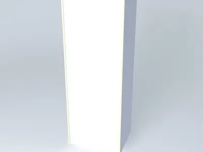 Tall 2 Door 2 Drawer Free 3D model