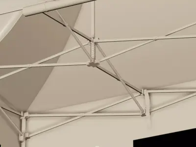 Canopy Garden Party Tent 3D model