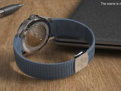  Wrist Watch Patek Philippe Aquanaut Blue-Gray 