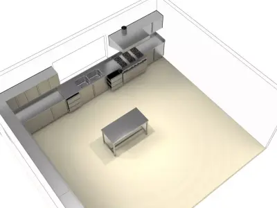 KITCHEN 26 3D model
