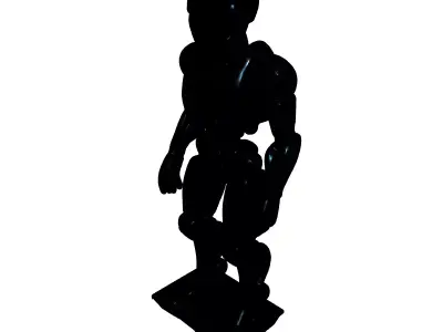 Futuristic Humanoid Robot DODAC Model Low-poly 3D model