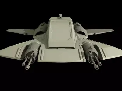 Pirate Snub Fighter 1 18th scale  3D print model