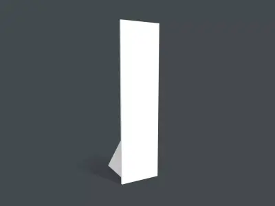 Promotional Stand Free low-poly 3D model
