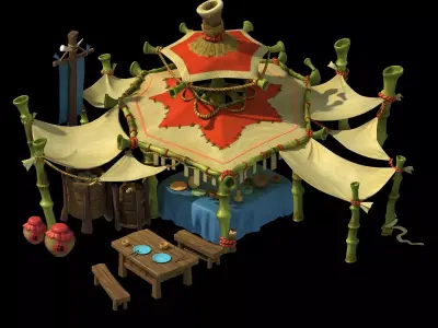 City - Supply point 3D model