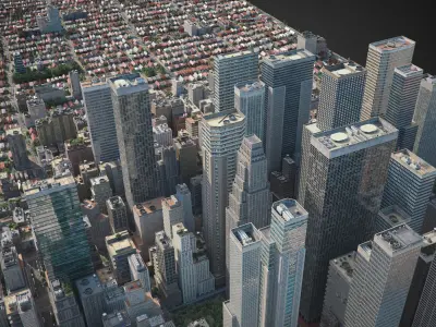 Realistic City R6 3D model