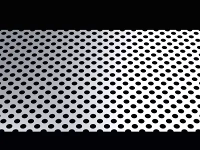 Perforated panel with 32 percent opening 25O83 3D model
