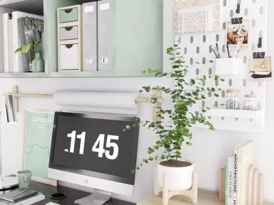 IKEA Workplace-03 3D model