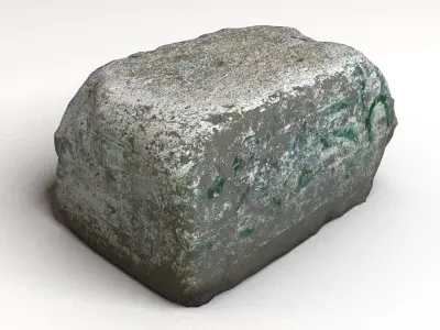 Old concrete blocks 3D model