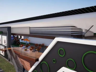 Shopping Mall 3D model shop