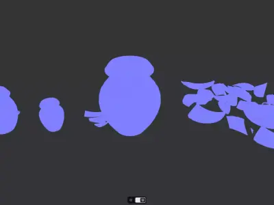 Korean Traditional Jar - JangDokDae 01-08 Low-poly 3D model