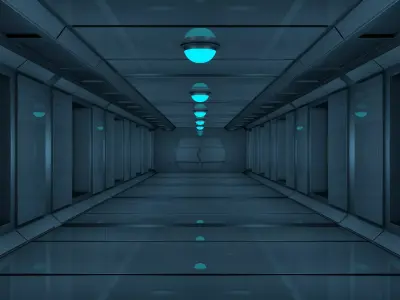 Sci Fi Interior 3D model