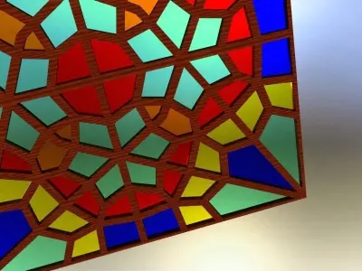 Persian Window Free 3D model