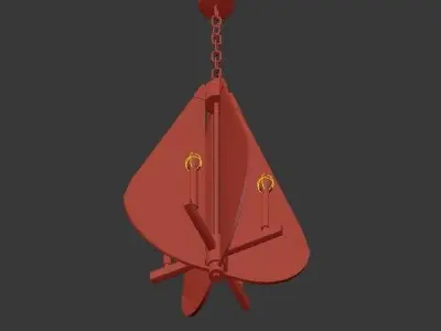 Vapor Cone Chandelier 3D model