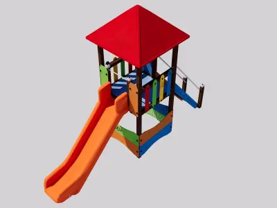 Slide Low-poly 3D model buy