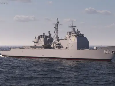  US Navy Warship CG-60 