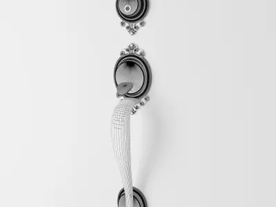 Classic Door Handle 3D model