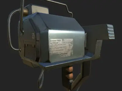 Heat Tracker Device Low-poly 3D model