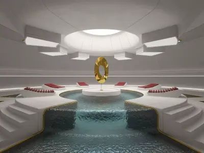 Sci-Fi Light Therapy Room 3D model
