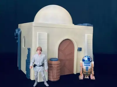 Tatooine Building Diorama 2 3D print model