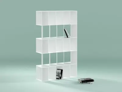 Fun bookcase 3D model