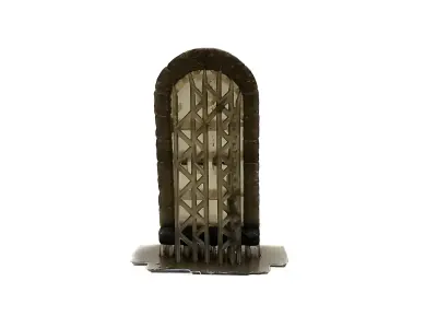 Wooden dungeon door Free 3D print model
