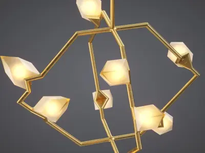 Bec Brittain Seed Chandelier 01 3D model