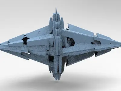 Sci fi Core crystal Shard 2  3D model