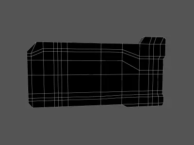 UHD High tech Graphical Interface v4 005 Low-poly 3D model