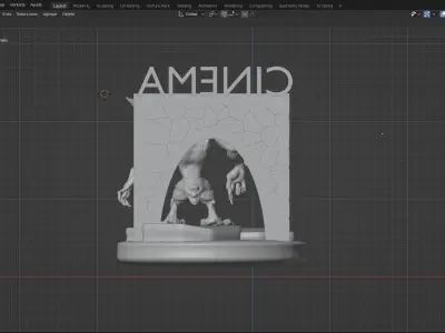 GRENLINS statue 3D model