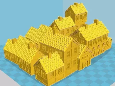 Medieval House 5 3D print model