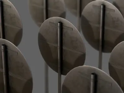 Traffic Sign Collection VOL 2 Low-poly 3D model