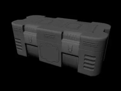 Sci-Fi Asset Low-poly 3D model 3