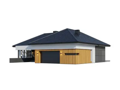 Modern house v98 3D model