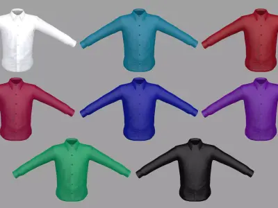 Shirt Low-poly 3D model