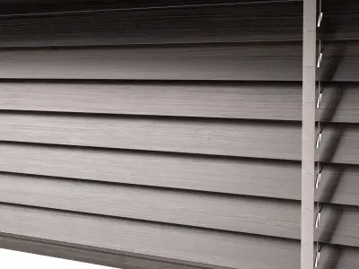 Wooden Blinds Set 44 3D model