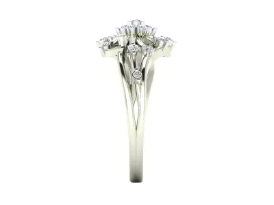 Women Ring Render 3dm STL MTL SLC JCD OBJ FBX Details 3D print model 54