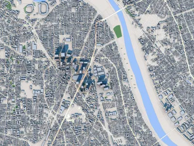 3 Tokyo City Japan  3D model