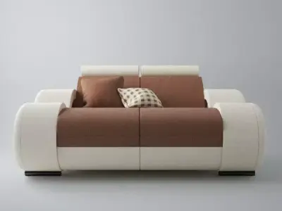 Modern Sofa 2x 3D model