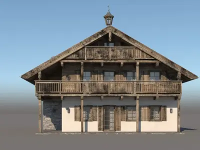Chalet 001 3D model