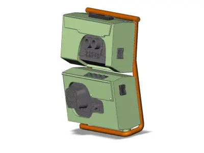 Rebel Back Pack Figure toy 3D print model