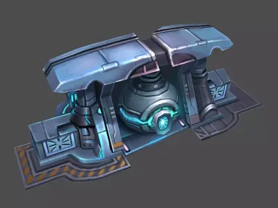 Wall Fortress - Frozen Type 07 3D model