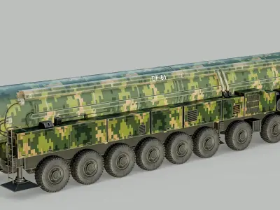 Dongfeng DF-61 Mobile Intercontinental Ballistic Missile PBR 