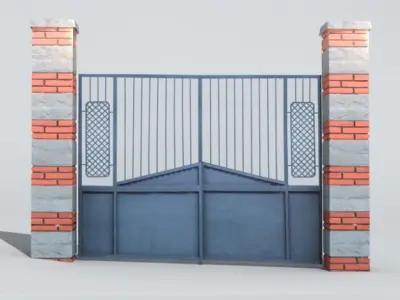 Gate 02 3D model