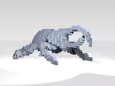 Hercules Voxel 3D model