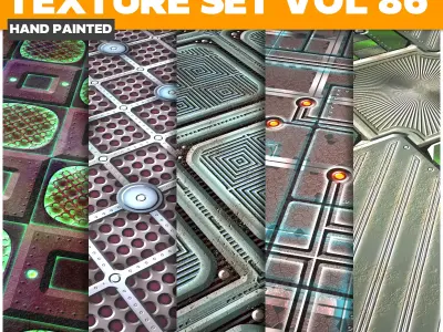 Scifi Vol 86 -  Game PBR Textures Texture